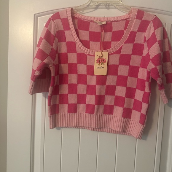 Entro cropped sweater - Picture 1 of 3